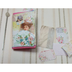 Dollhouse 1:12. Clipping journal. Scrap. PEACOCK