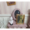 Casa de muñecas 1:12. Retrato victoriano de boda.