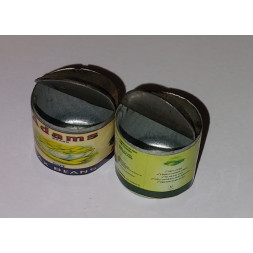 Dollhouses 1:12. Two tin cans. LOT 2