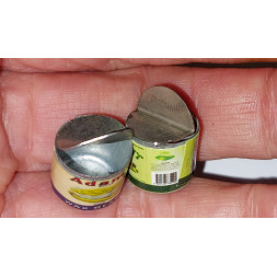 Dollhouses 1:12. Two tin cans. LOT 2