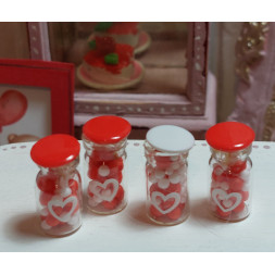 Dollhouses 1:12. Valentine's candy jar