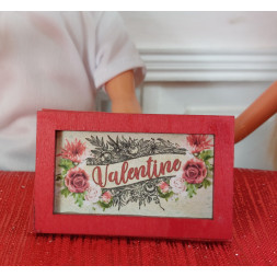 Dollhouse 1:12. Assorted images. VALENTINE'S DAY