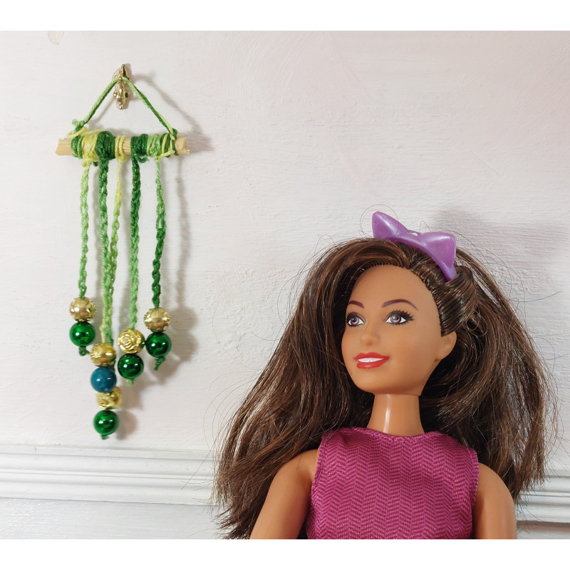 Poupées 1:6.Barbie. Attrape-rêves au crochet fait à la main.