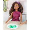 1:6 scale dolls. Assortment of cupcakes. GREEN