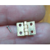 Dollhouse 1:12. Set of 2 hinges with screws