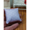 Dollhouse 1:12. Lot of two lilac cushions
