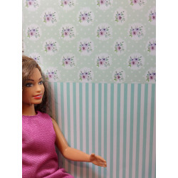 1:6 dolls. Barbie. Wallpaper or floor 35