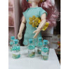 1:6 dolls. Decorative bottle with marine motifs.