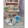 Dollhouses 1:12. EASTER gift boxes set