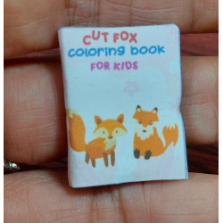 Dollhouse 1:12. Coloring book. FOXES.