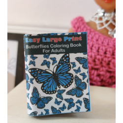 Dolls scale 1:6. Coloring book. BUTTERFLIES