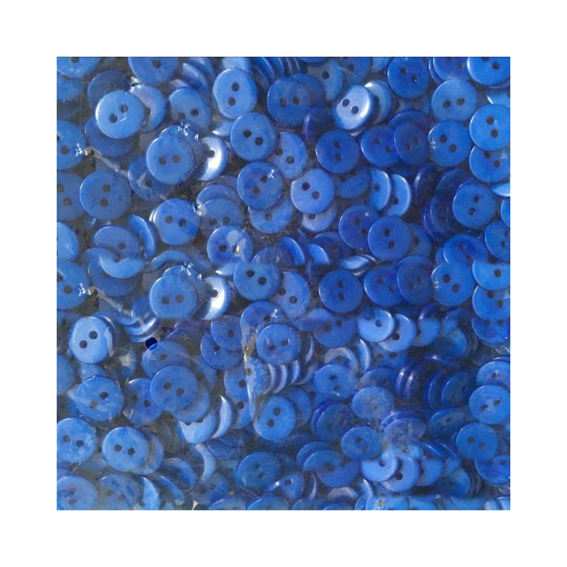 Dolls scale 1:6. Lot of 20 buttons of 6 mm. NAVY BLUE