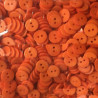 Dolls scale 1:6. Lot of 20 buttons of 6 mm. ORANGES
