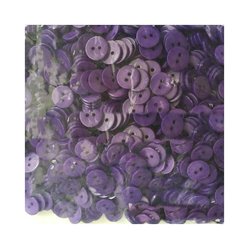 Dolls scale 1:6. Lot of 20 buttons of 6 mm. PURPLE