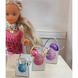 Muñecas 1:6 .Barbie. Conjunto cestas de  PASCUA