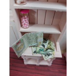 Doll Houses 1:12. Folder with BUTTERFLIES illustrations