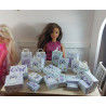 Dolls 1:6 .Barbie. Gift boxes and bags set. GIRL