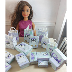 Muñecas 1:6 .Barbie. Conjunto cajas y bolsas de regalo. GIRL