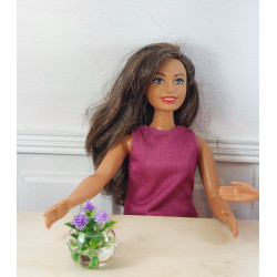Muñecas1:6.Barbie. Planta acuática.