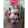 BARBIE or BLYTHE. Stuffed rabbit. PINK