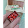 Dollhouse 1:12. Boxes with Christmas balls
