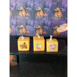 Dolls 1:6. PULLIP. Set of 3 REAL candles. HALLOWEEN