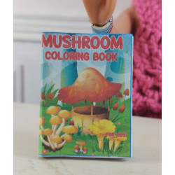 Dolls scale 1:6. Coloring book. MUSHROOMS