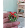 Dollhouse 1:12. Undecorated Christmas wreath
