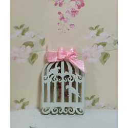 Dollhouses 1:12. Decorative cage. mint green