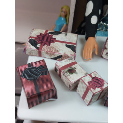 1:6 .Barbie dolls. Gift boxes set. Gothic.