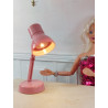 Poupées 1:6 Barbie. Lampe à poser LED. Rose