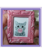 Sale of miniature paintings scale 1:6 for .Barbie. Blythe. Pullip.